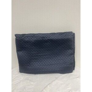 Sferra BARI 743 Full/Queen Blanket Cover Indigo 100% Egyptian Cotton